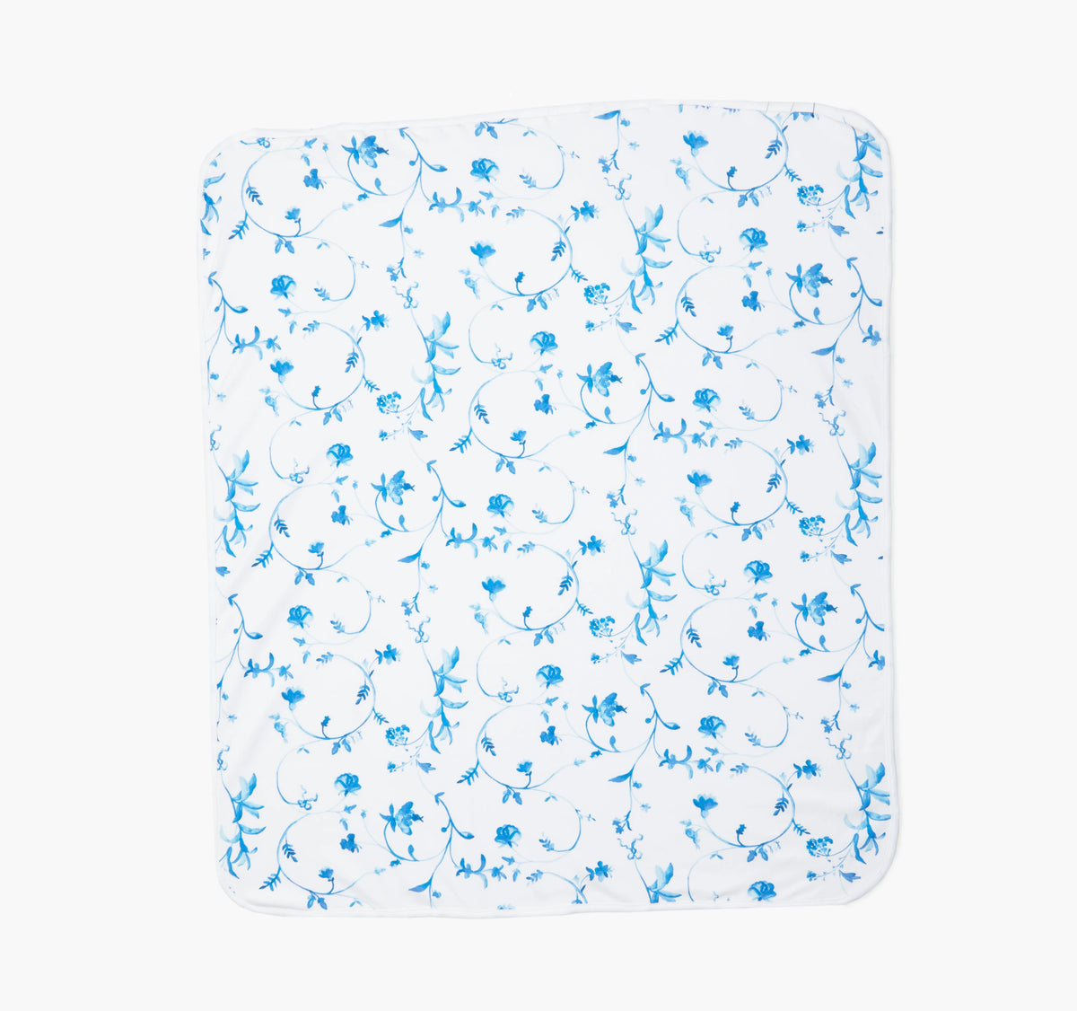 Couturebud The Baby Blanket - Blue Botanical