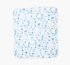Couturebud The Baby Blanket - Blue Botanical
