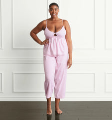 Couturebud The Alice Sleep Pants - Bubblegum Gingham
