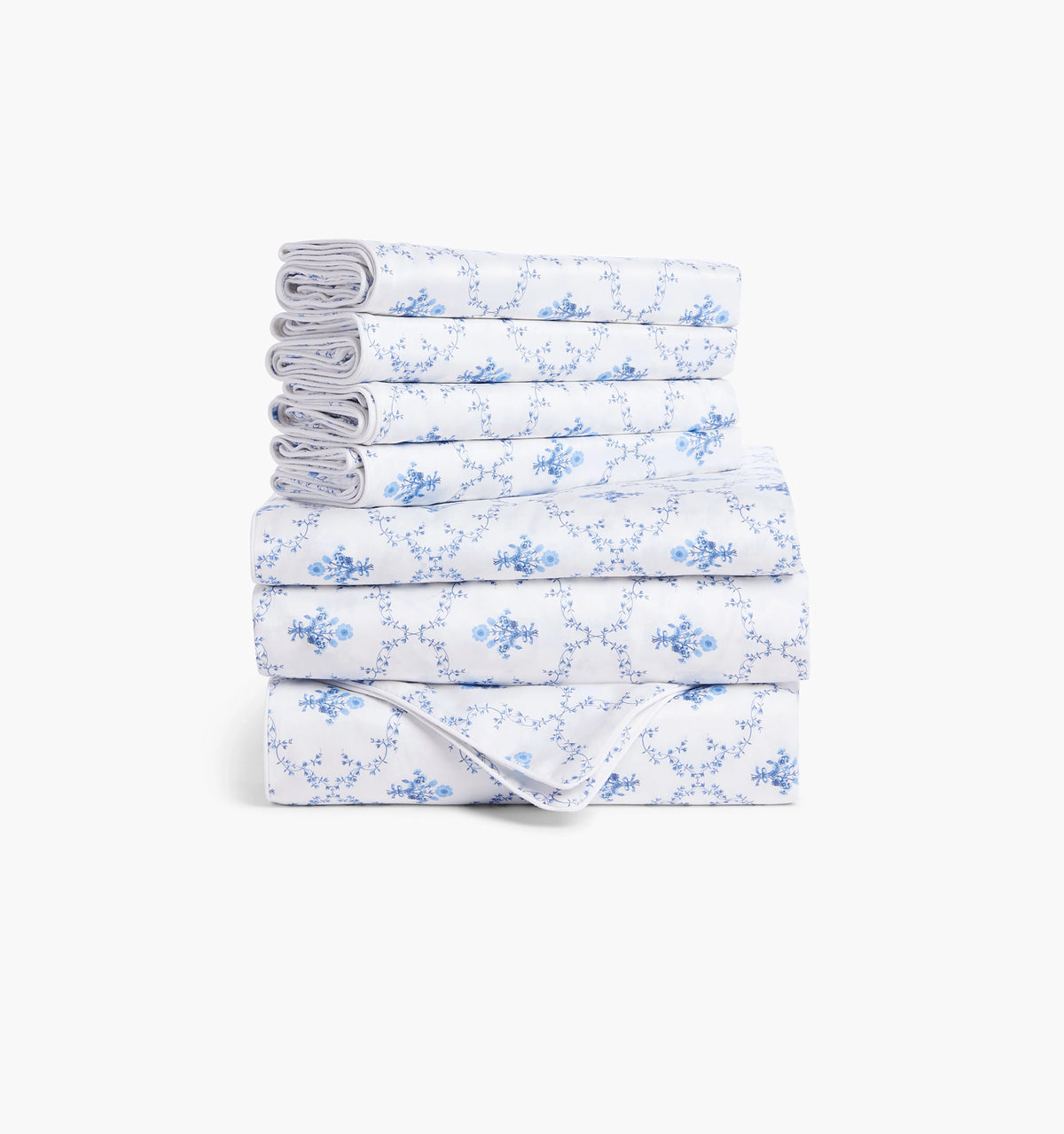 Couturebud The Bed Set - Blue Trellis