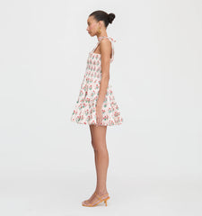 CouturebudThe Ribbon Charlotte Nap Dress - Poppy Block Print