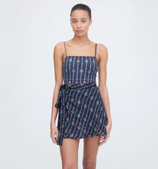 CouturebudThe Mini Ballet Pareo - Navy Trailing Fern