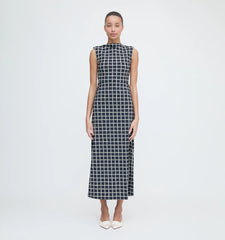 CouturebudThe Sloane Dress - Grecian Check Jersey