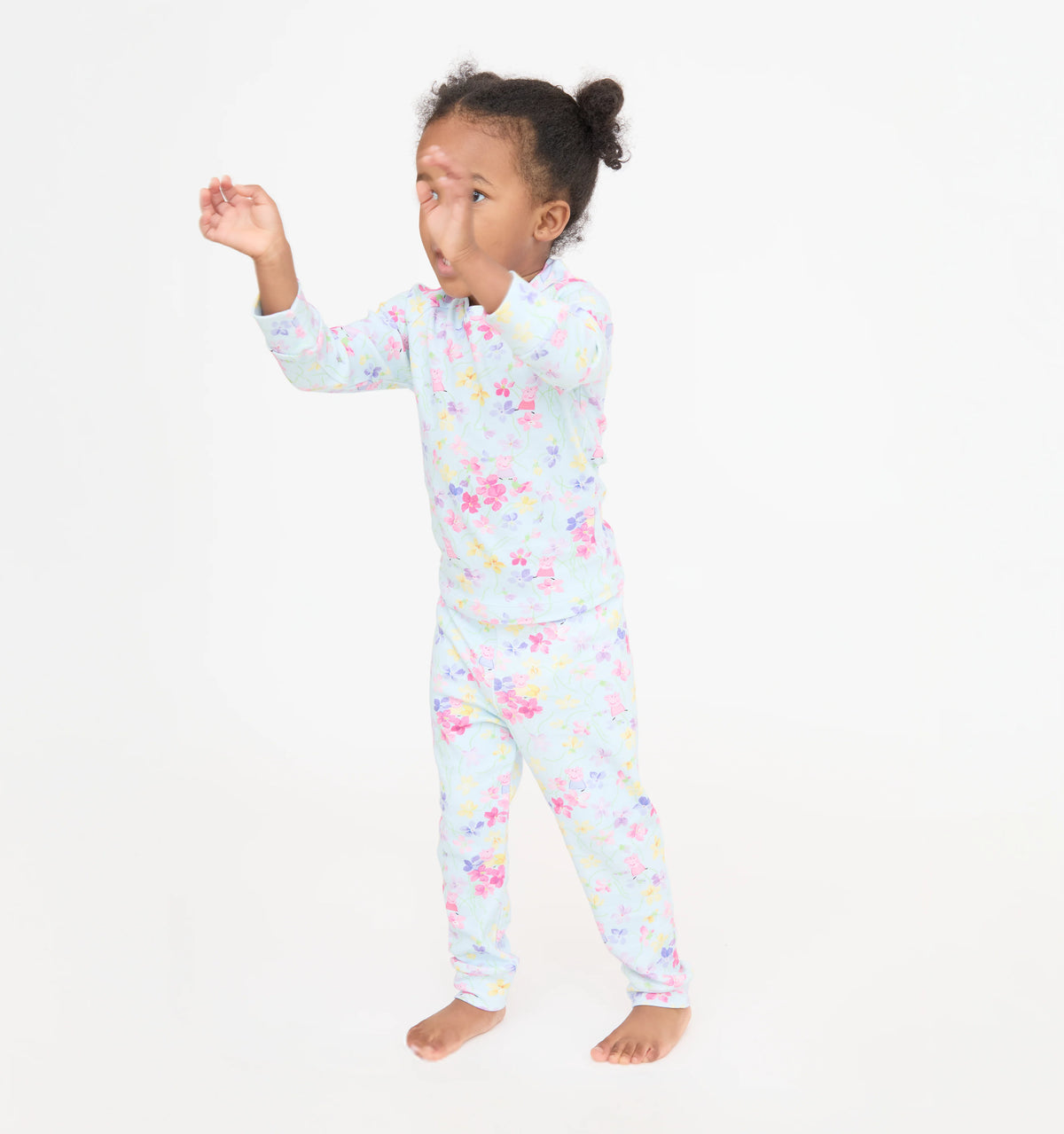 Couturebud The Peppa Pig Tiny PJ Set - Multi Floral
