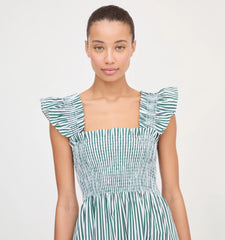 CouturebudThe Ellie Maxi Nap Dress - Green Stripe