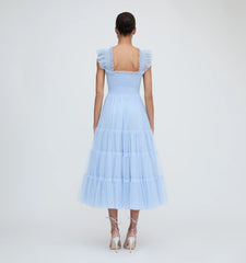 Couturebud The Tulle Ellie Nap Dress - Powder Blue Tulle