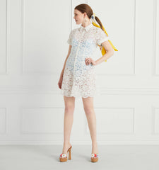 Couturebud The Lace Laura Dress - White Lace