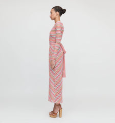 Couturebud The Zoey Maxi Skirt - Pastel Crochet Knit