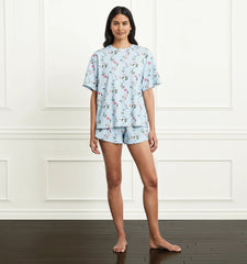 Couturebud The Gemma Sleep Shorts - Pond Floral