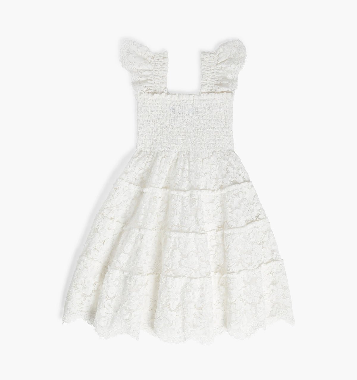 Couturebud The Tiny Lace Ellie Nap Dress - White Lace