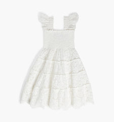 Couturebud The Tiny Lace Ellie Nap Dress - White Lace