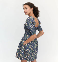 Couturebud The Lila Nap Dress - Navy Bluebonnet