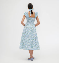 Couturebud The Belle Bow - Blue Basketweave Vine