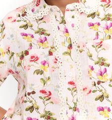 Couturebud The Annette Top - Pink Bluebonnet