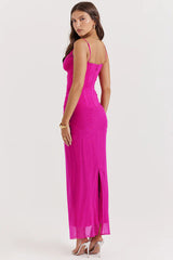 Nalini Fuchsia Maxi Dress