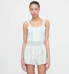 Couturebud The Indra Shorts -  Green Provence Floral