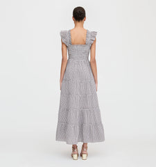 CouturebudThe Ellie Maxi Nap Dress - Chocolate Gingham