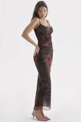 Nalini Printed Midi Dress