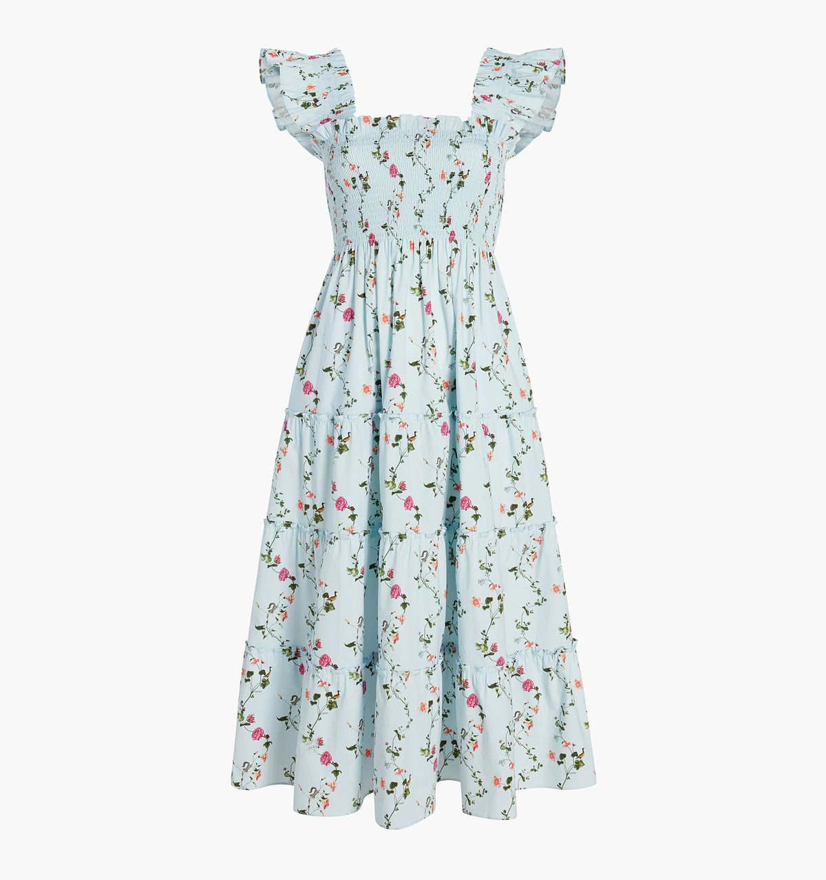 Couturebud The Maternity Ellie Nap Dress - Pond Floral Poplin