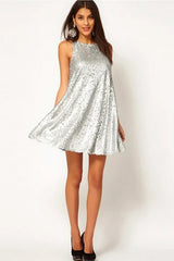 Silver Gatsby Dress