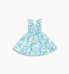 CouturebudThe Hill House x La Coqueta Tiny Ellie Nap Dress - Blue Watercolor Hydrangea