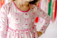 Myra Knit Dress - Sugarplum Santa (Pre-Order)