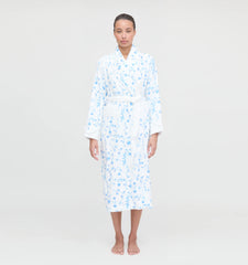 Couturebud The Hotel Robe - Blue Botanical