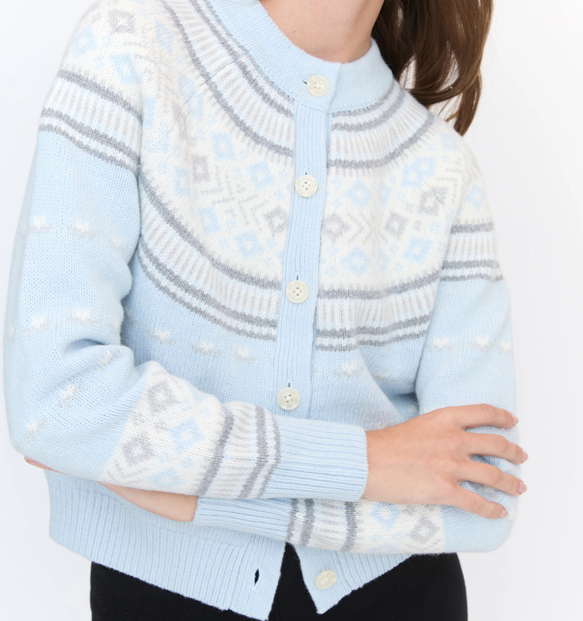 Couturebud The Ren Cardigan - Blue Multi