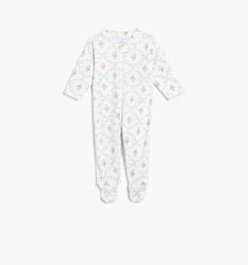 Couturebud The Footie Pajama - Pastel Trellis