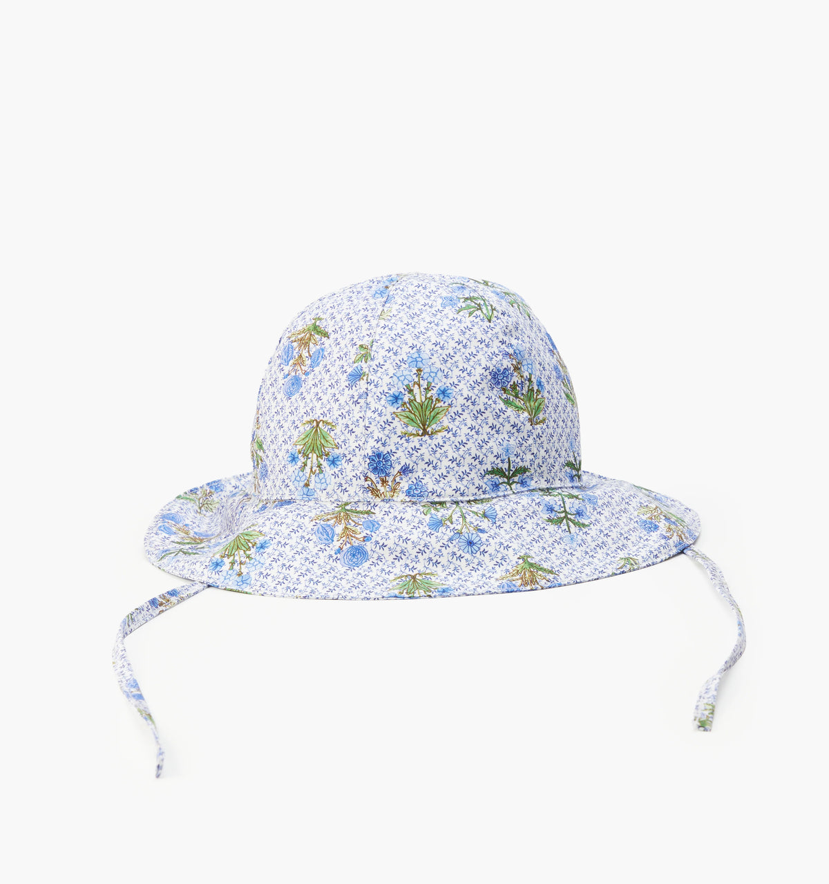 Couturebud The Baby Sunhat - Blue Block Print