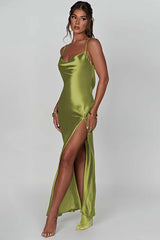 KAYLE Satin Cami Dress