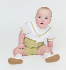 CouturebudThe Hill House x La Coqueta Antonio Baby Boy Set - Pistachio