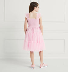 Couturebud The Tiny Tulle Ellie Nap Dress - Pink Tulle