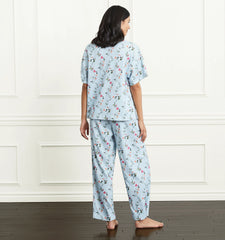 Couturebud The Alice Sleep Pants - Pond Floral