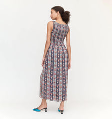 Couturebud The Cosima Nap Dress - Navy Emma Stripe