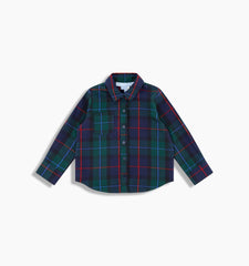 Couturebud The Tiny Brennan Shirt - Midnight Tartan