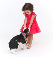 Couturebud The Baby Tulle Ellie Nap Dress - Red Tulle
