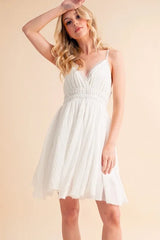 Aemi+Co Lace Detail Mini Cami Dress