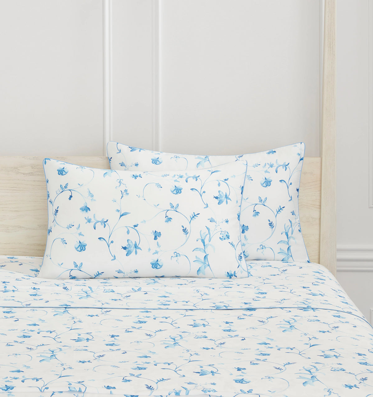 Couturebud The Pillowcase Set - Blue Botanical