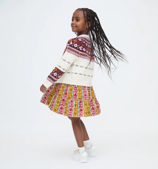 Couturebud The Tiny Ellie Nap Dress - Ikat Topiary