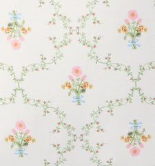 Couturebud The Perry Lumbar Throw Pillowcase - Pastel Trellis