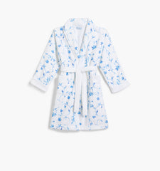 Couturebud The Tiny Hotel Robe - Blue Botanical