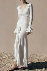 Electra Slinky Lace Maxi Dress