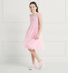 Couturebud The Tiny Tulle Ellie Nap Dress - Pink Tulle