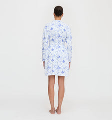 Couturebud The Ivory Robe - Blue Sweet Peas