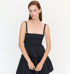 Couturebud The Seraphina Mini Nap Dress - Black