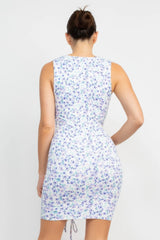 Ditsy Floral Ruching Dress