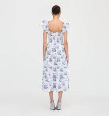 CouturebudThe Ellie Nap Dress - Navy Mariner's Toile