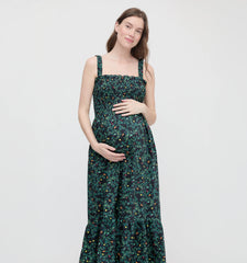 Couturebud The Maternity Anjuli Nap Dress - Midnight Garden