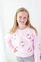 Sweater - Sugarplum Sequin Santa  (Pre-Order)